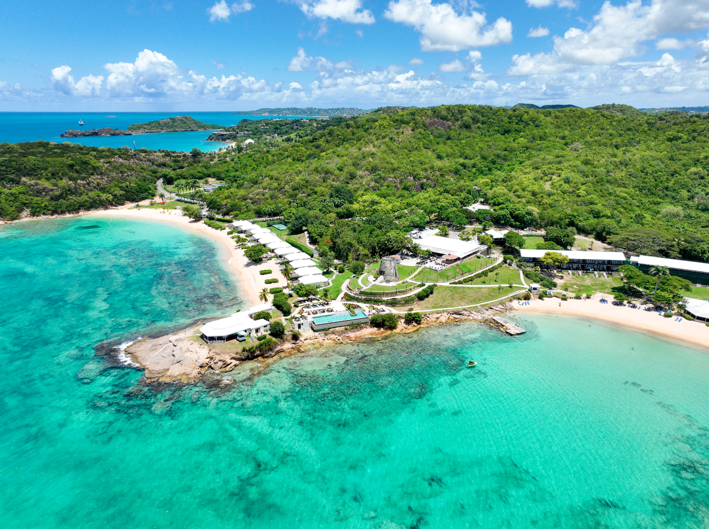 Antigua Hawksbill Resort Aerial Shot